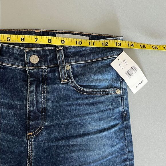 New AG THE FARRAH SKINNY ANKLE high-rise skinny ankle Distressed Jeans Size 27 - Picture 11 of 12